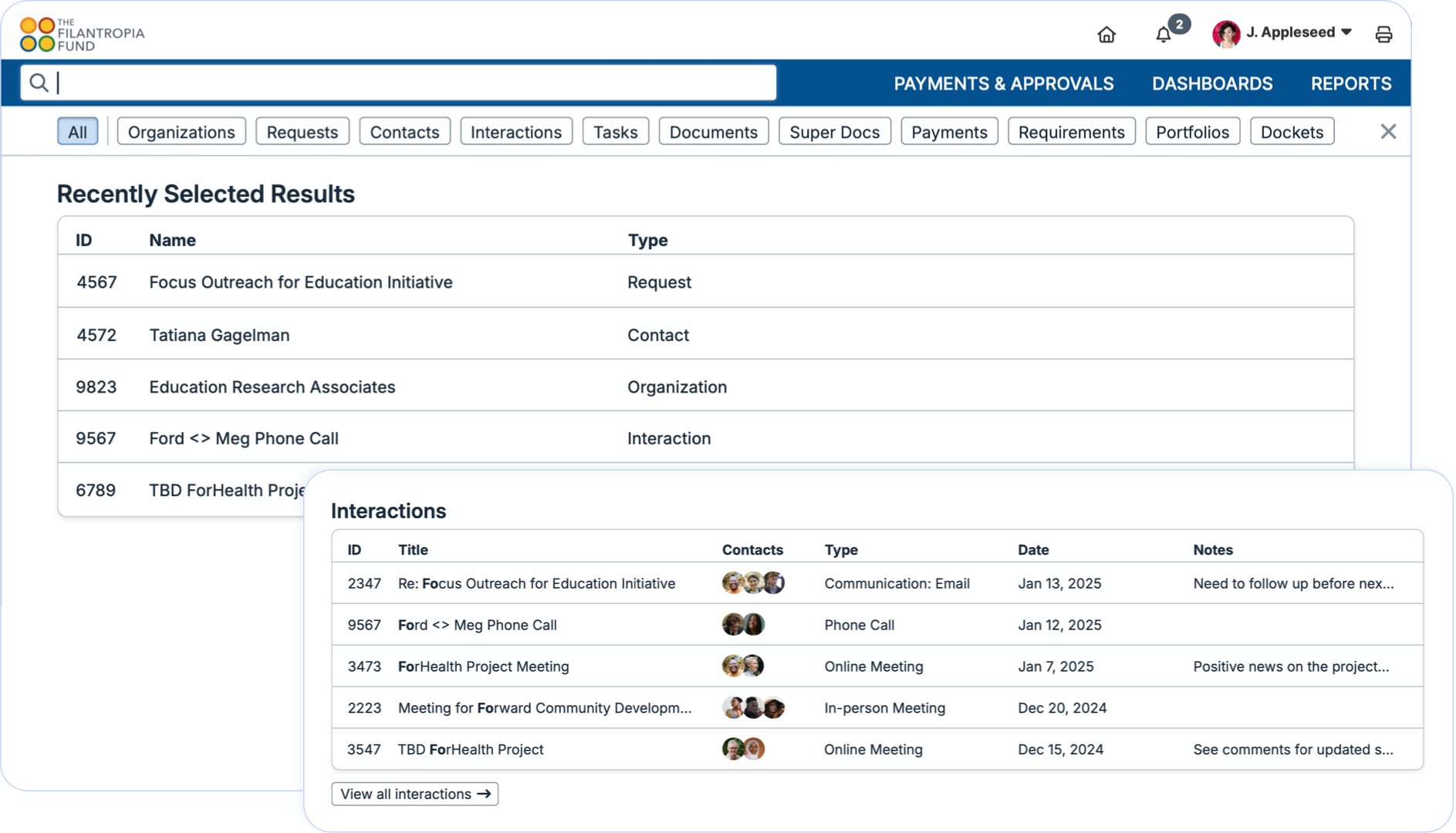 GivingData